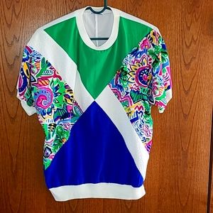 Colorful Geometric Women's Top